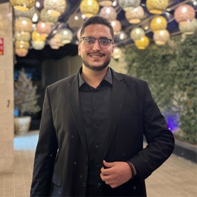 Portrait of a young man smiling