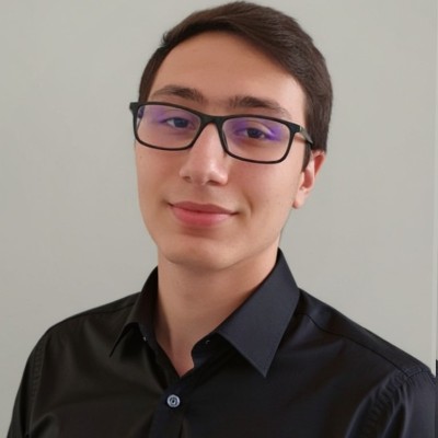 Portrait of a man with short hair